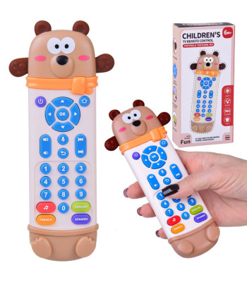 Interaktiivne kaugjuhtimispult - närimislelukaru 2in1 beebile + lõbusad helid ZA6017