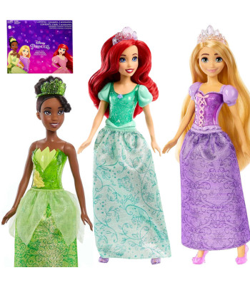 Disney Printsesside Kollektsioon: Ariel + Tiana + Rapuntsel