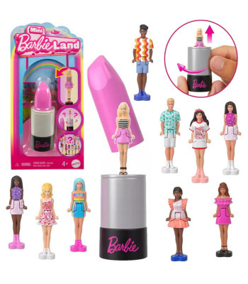 Mattel Mini Barbie Land Nukk Üllatus Huulepulgakujulises Pakendis