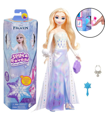 Disney Frozen Spin & Reveal Nukuke Elsa + aksessuaarid