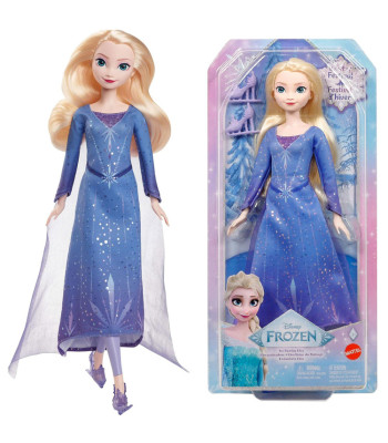 Mattel Disney Lumevalitse Elsaga nukk
