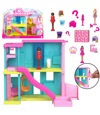 Mattel Mini BarbieLand Nukumaja + nukk ja lemmikloom + tarvikud