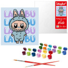 Numbrite järgi maalimine lastele 25x25cm KHO1283 – Labubu AP0066