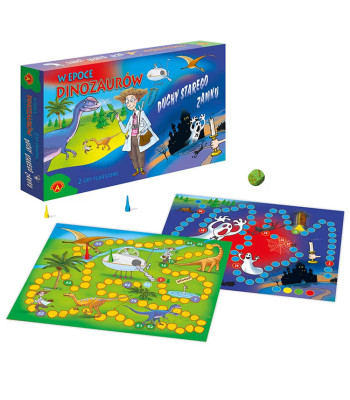 Lauamängude Komplekt 2in1 - Dinosaurusajastu ja Vana Lossi Vaimud