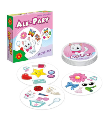Alexander Kaardimäng Ale Pary - Słodziaki - ümmargused kaardid GR0804