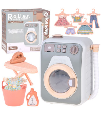 Automaatne Pesumasin ja Kuivati 2-in-1 Lastele Pöörlev Trummel Tarvikutega ZA5870