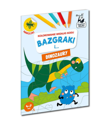 Kapitan Nauka Bazgraki ja dinosaurused. Värvimine KS1191