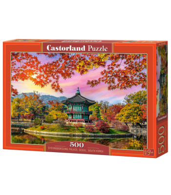 Yeongbokgung Palace, Seoul, Lõuna-Korea, 500-osaline pusle
