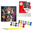 Maali numbrite järgi 40 x 40 cm KHO6706 Hele buldog AP0097