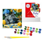 Sinisilmne kassipoeg - Maalimine numbrite järgi