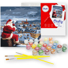 Jõululaua öö maalimine numbrite järgi 40 x 40 cm KHO8352