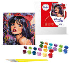 Maalimine numbrite järgi 40 x 40 cm KHO8601 Kaasaegne Lumivalgeke AP0101