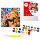 Numbrite järgi maalimine 40 x 40 cm KHO8603 Kaasaegne Uinuv Kaunitar AP0103