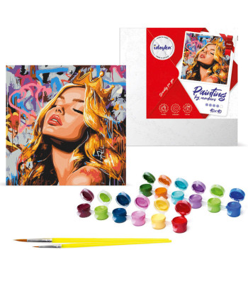 Numbrite järgi maalimine 40 x 40 cm KHO8603 Kaasaegne Uinuv Kaunitar AP0103