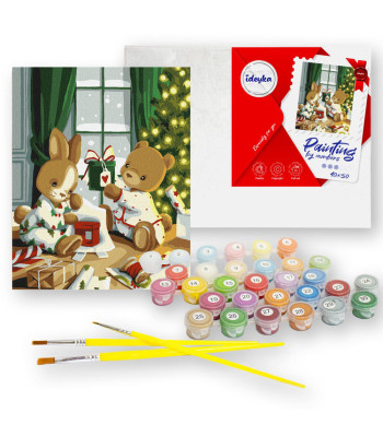 Maali numbrite järgi pühadeks 40x50 cm KHO6555 Kingitused lähedastele AP0111