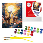 Maalimine numbrite järgi - Armastav hirv 40x50 cm KHO6602