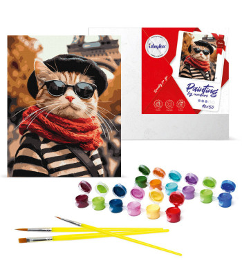 Maalimine numbrite järgi 40x50 cm KHO6705 Fluffy Pariisis AP0115