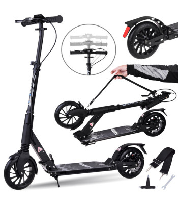 Kokkupandav linnatõukeratas amortisaatori ja piduritega kuni 100kg SP0785