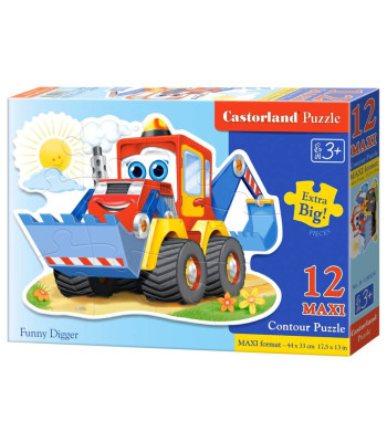 12-osaline MAXI pusle Funny Digger