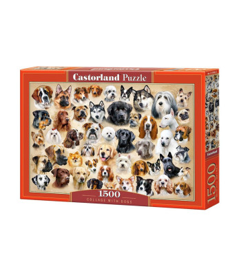 Pusle 1500 tükki Kollaaž Koertega