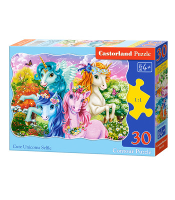 Armsad Ükssarvikud Selfie Puzzle 30 tükki B-03822-1