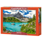 Puzzle 2000 tükki - Lake Sorapis, Alpid, Itaalia