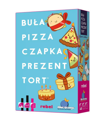 Rebel Dünaamiline kaardimäng Buła, Pizza, Müts, Kingitus, Tort GR0836