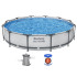 Bestway Steel-Pro Max™ Aiamaja Bassein 6,473L 366x76cm 7in1 Pump + Filter 56416