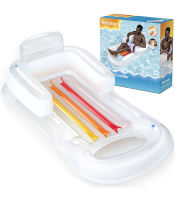 Bestway Täispuhutav Madrats Seljatoega ja Topsisangaga 161cm 43028