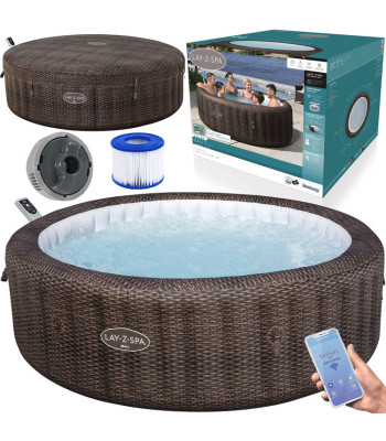 Bestway Lay-Z-Spa BALI Smart 7 WiFi vesimassaž 5-7 inimestele koos sisseehitatud pumbaga 6001P