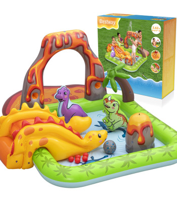 Bestway Vee mänguväljak DINOSAURUSED 262x188x102cm liumägi ja tarvikud 53172