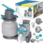 Bestway liivafiltriga basenipump 6056 l/h filtrikuulidega 58497