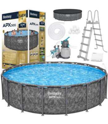 Bestway aasta läbi kasutatav bassein 549x132cm 6in1 561KC