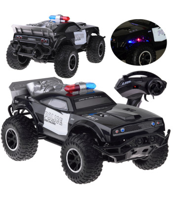 Suur kaugjuhitav monster truck POLITSEI koos valgustusega RC0626