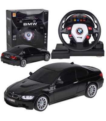 Sportlik BMW 1:24 kaugjuhitav auto rooliga