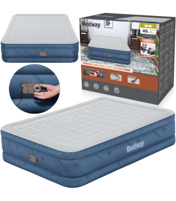 Bestway isetäitmispumbaga kaheinimese madrats 203 x 152 x 46 cm