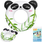 Bestway Täispuhutav Ujumisrõngas Lastele Panda 60kg 85x76cm 36351