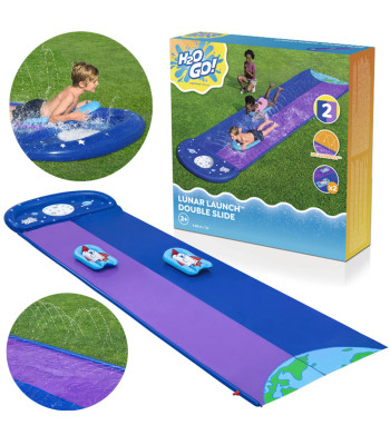 Bestway Kahekordne Veekelgur KOSMOS Pikk - 4,88m + 2x täispuhutav RAKETT 52642