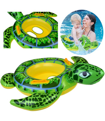 Täispuhutav kilpkonna ujumisrõngas lastele 90 cm