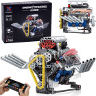 tehnilised klotsid ehita mootor akuga valgus ja liikumine 665 osa