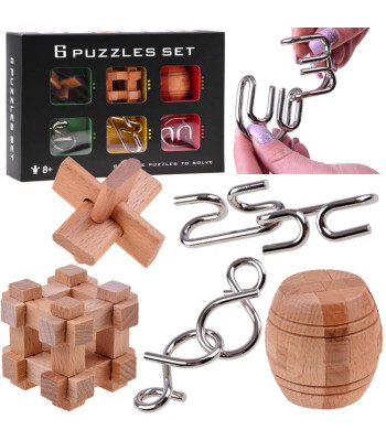 metallist ja puidust loogikamõistatused ZA4441