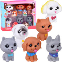 Kummist kutsikakujukeste komplekt 6 tk ZA4629