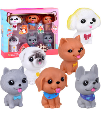 Kummist kutsikakujukeste komplekt 6 tk ZA4629