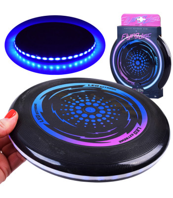 led-valgustusega lendav ketas ufo 23 cm viskemänguks za4957