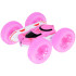 kahepoolne puldiauto stunt car 360° valgustavate ratastega rc0675