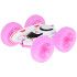 kahepoolne puldiauto stunt car 360° valgustavate ratastega rc0675
