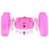 kahepoolne puldiauto stunt car 360° valgustavate ratastega rc0675