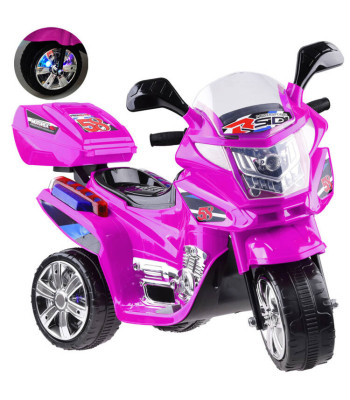 akuga laste mootorratas värviliste led-tuledega pa0241