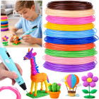 pcl-filamendi täitekomplekt 3d-pliiatsile, 10 värvi, 50 m