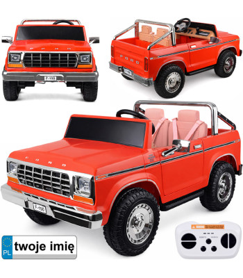 kahekohaline akuga lasteauto ford bronco klassikaline pickup pa0338